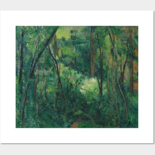 Interior of a Forest by Paul Cezanne Posters and Art